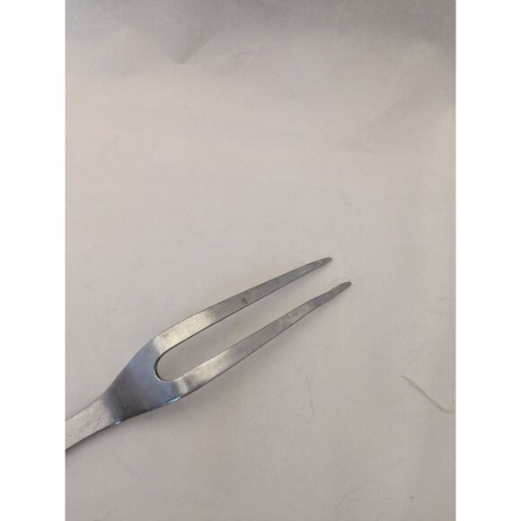 Vintage Signature Meat Fork 11 3/4" Wood Handle Stainless Steel USA - Picture 5 of 9